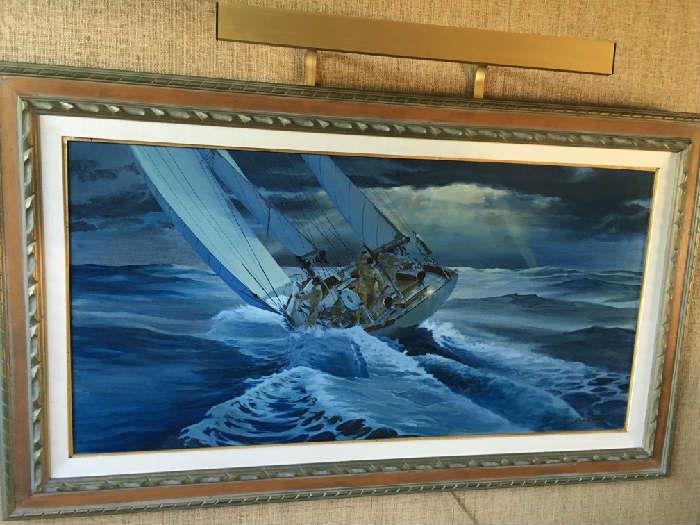 Seascape by Robert B. Krantz. Original oil painting