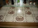 Nice tile work on the bar