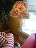 Pottery barn matching floor lamp - shade matches loveseat
