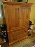 Pottery barn armoire/entertainment center