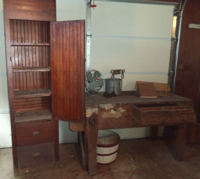 Built-in Chimney Cabinet, Workbench