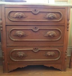 Victorian Marble Top Dresser/Commode