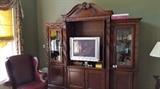 3 piece cherry media center  $275