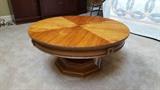 Round wood table   $60