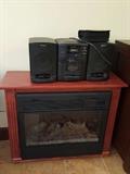 Faux fireplace  $125