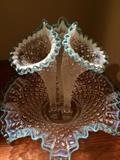 ANTIQUE FENTON HOBNAIL CENTERPIECE