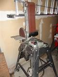 Jet Disc belt & sander on rolling stand