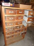 wood & galvanize steel tool chest