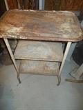 Antique medical cart