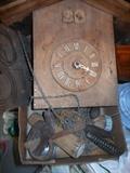 Antique clock parts