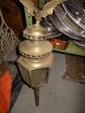 Vintage brass yard lamp