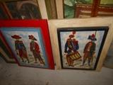 Italian tile paintings