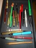 Vintage ink pens ,bobble pencil & advertising pens