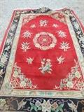 1 of 2 matching 5x8 area rugs/wool