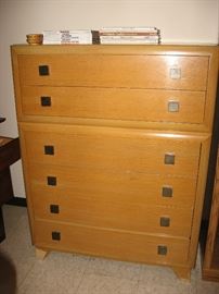 "50's highboy chest of drawers