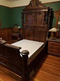 Victorian Gothic Revival Style Bed - Another quite impressive piece of furniture