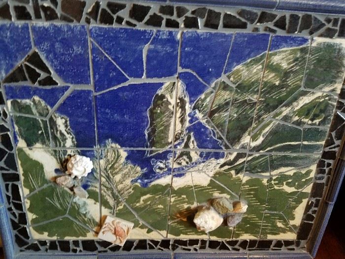 Tile collage by Sue Springer