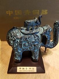 Elephant Horse Bronze