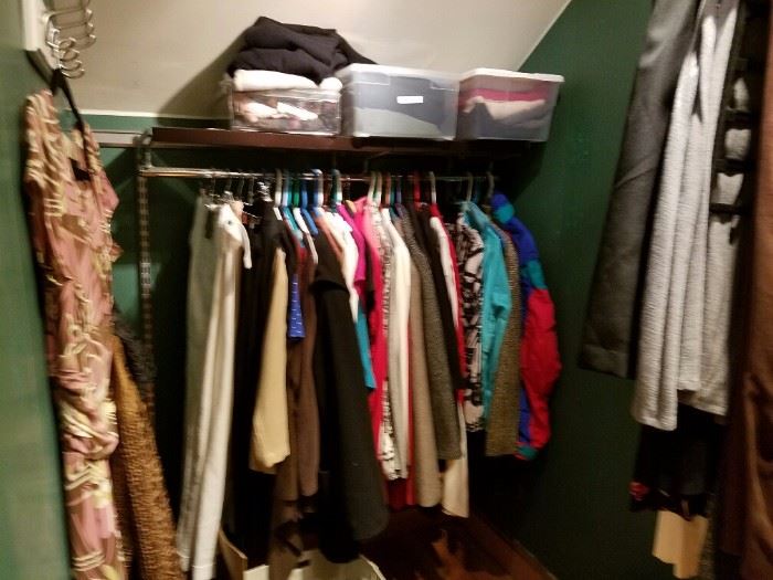 Only some of the clothes. 
