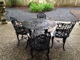 Victorian style patio set