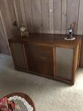 Mid century stereo radio cabinet 
