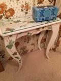 Ivy hand painted table