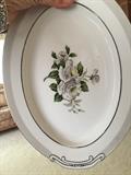 Gorgeous White Roses China set. 89 pieces 