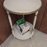 Small round side table