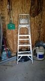 Ladder, lawn tools