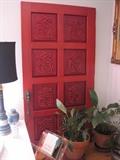 Vintage and very heavy Red Dragon Door.