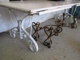 Shabby chic tables.