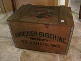 Anheuser Busch anniversary crate.
