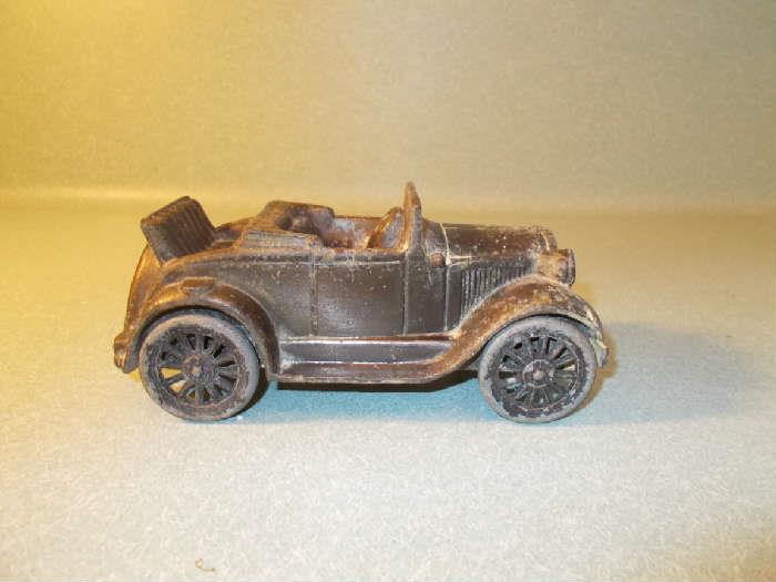 Car with Rumble Seat - Banthrico Vehicles - Chicago, Illinois - 6" long