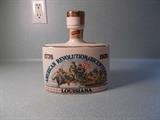 EARLY TIMES Decanter "American Bicentennial 1776-1976 - LOUISIANA (on front); Description of the Decanter depicted (on back) - 8.5" tall - empty!!