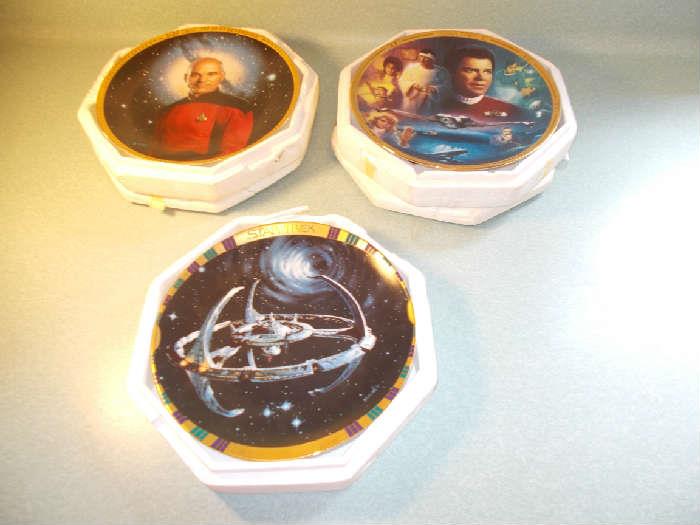 3 STAR TREK Collector's Plates - may be more - sold individually!!!