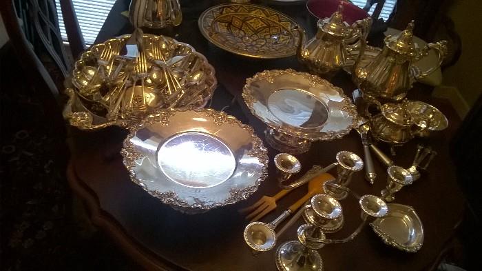 Grand baroque wallace sterling 91 pc including servers..will be asking 2,500
