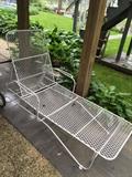Wrought Iron Chaise