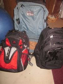 Back packs, Swiss Gear, Jansport,  Hiking Pack 