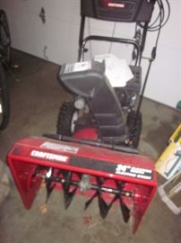 Craftsman Snowblower, 24" in clearing width, electric start.  Used a few times