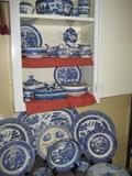 Blue and White Collectibles