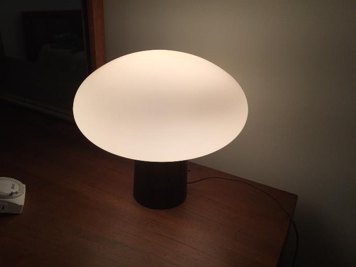 Mid century mushroom lamp