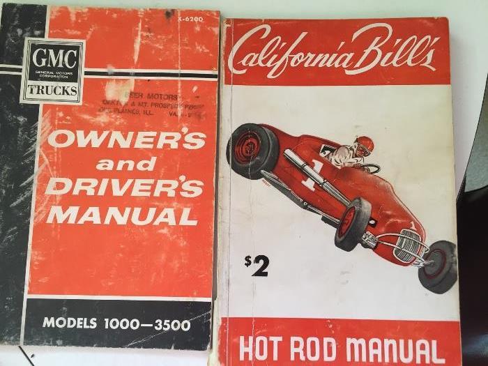 Hot Rod owners manual's vintage