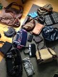 Collection of excellent handbags- Coach (all authentic), beaded formal bags, clutch bags