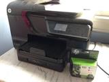 HP scanner, printer, copier, fax with extra ink- OfficeJet Pro 8600