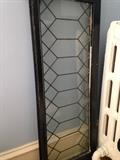 Vintage lead glass window pane