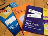 Office supplies- shipping labels & tent cards (Have more available in the sale!!)