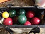 Bocce ball yard game set