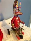 vintage metal duck toy