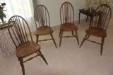 Set of four solid vintage chairs 195.00