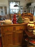 This kitchen island is for sale, pottery, 